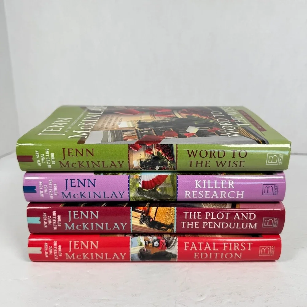 Jenn McKinlay Library Lover's Mystery Set 4 Books First‎ Edition Hardcover